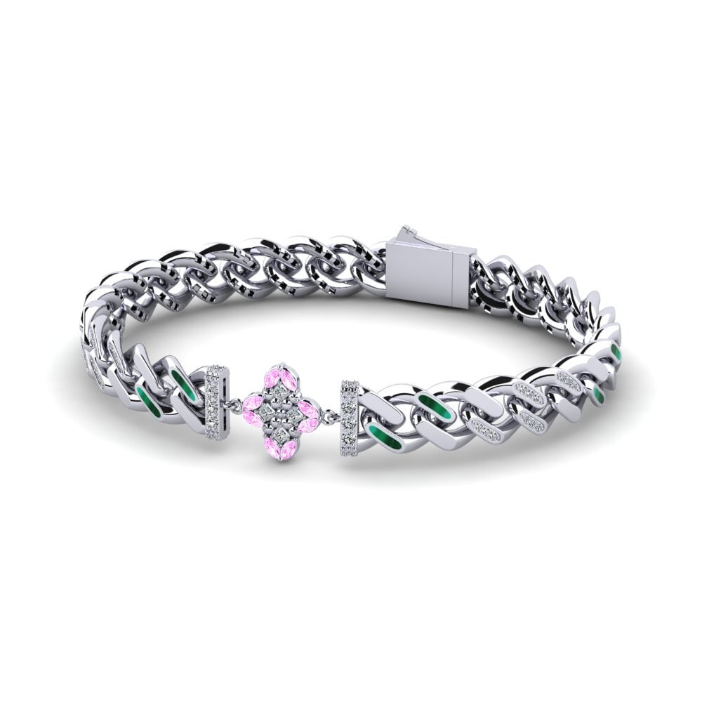 Pink Sapphire Women's Bracelet Didymodon