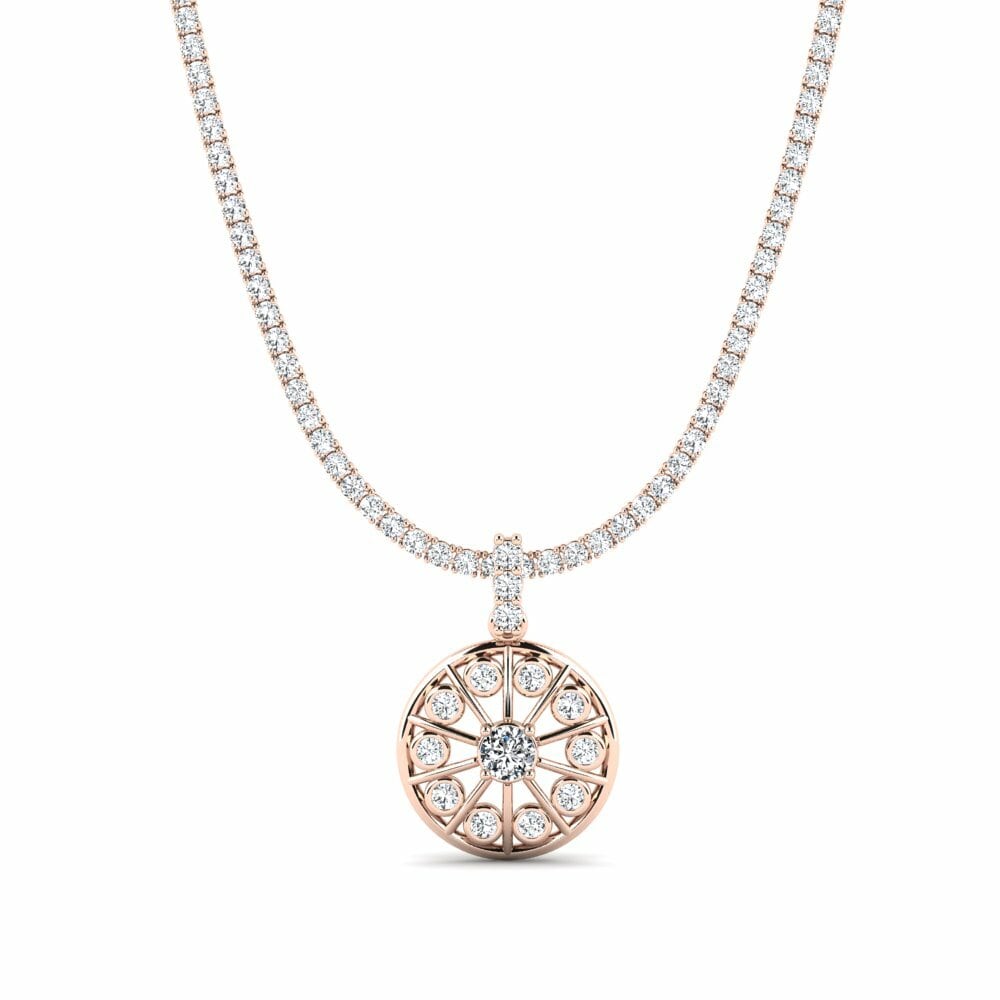 14ct Rose Gold Tennis Diehenied