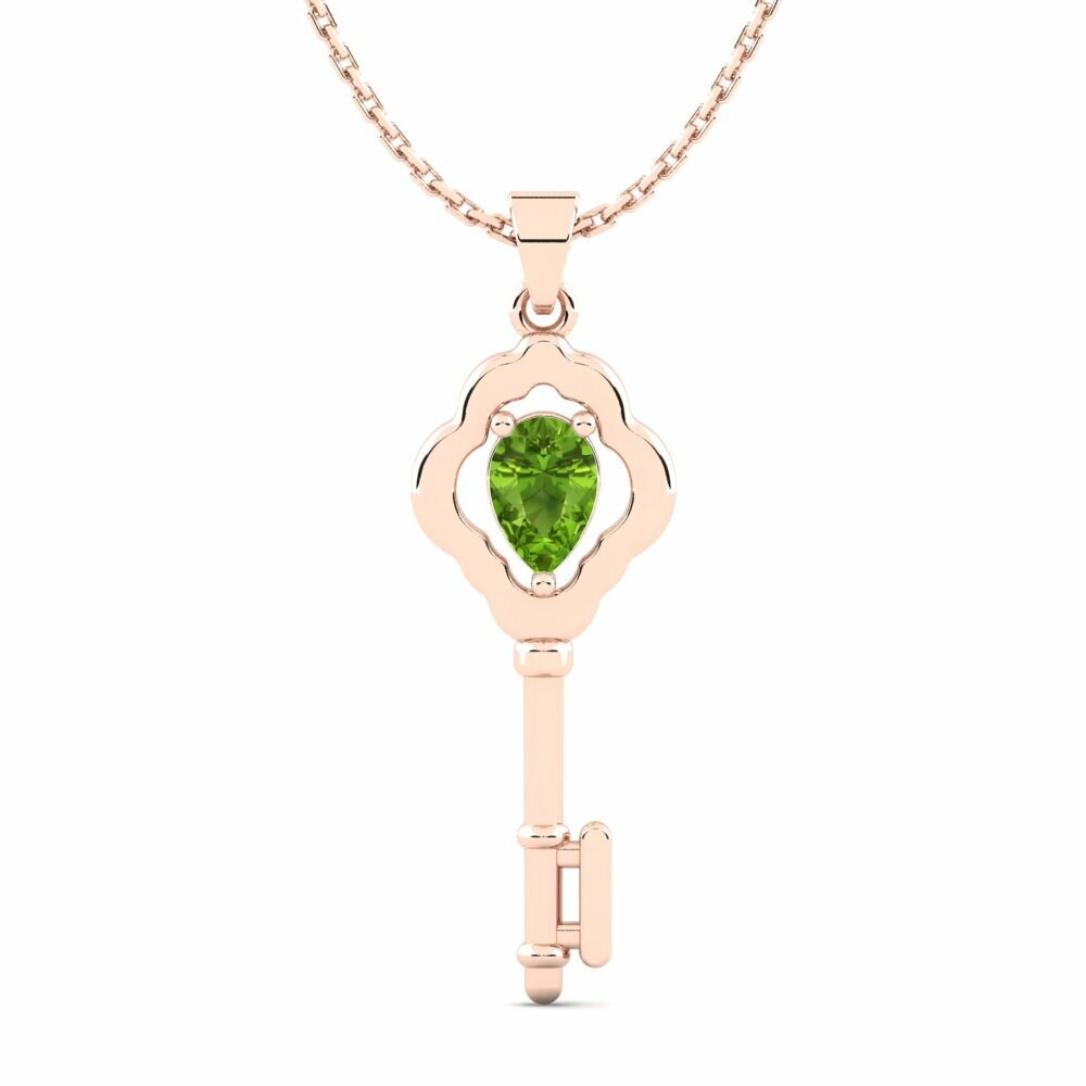 18K Rood Goud Dames Hanger Dierras