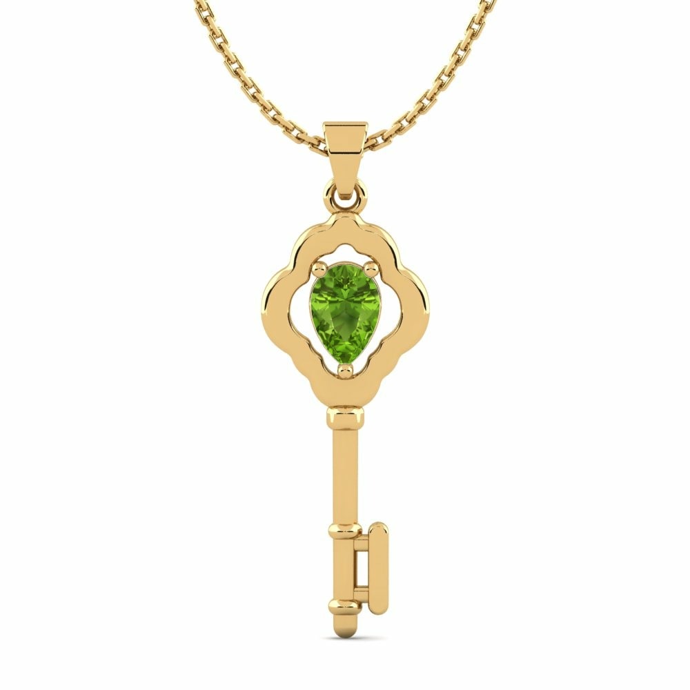 14K Geel Goud Dames Hanger Dierras