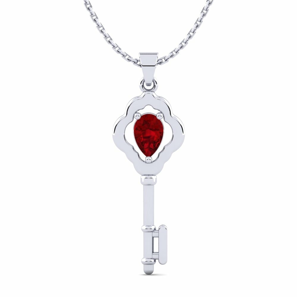 Red Zirconia Women's Pendant Dierras