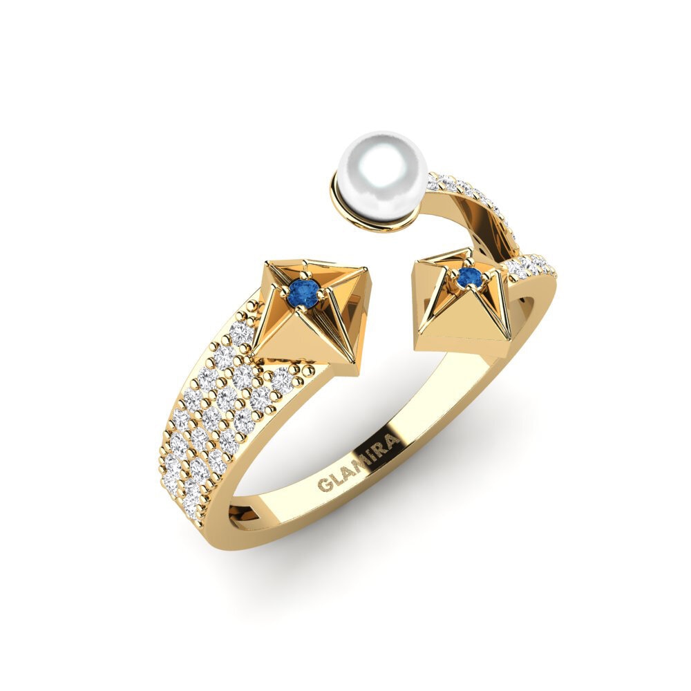 Dark Blue Zirconia Ring Difasete