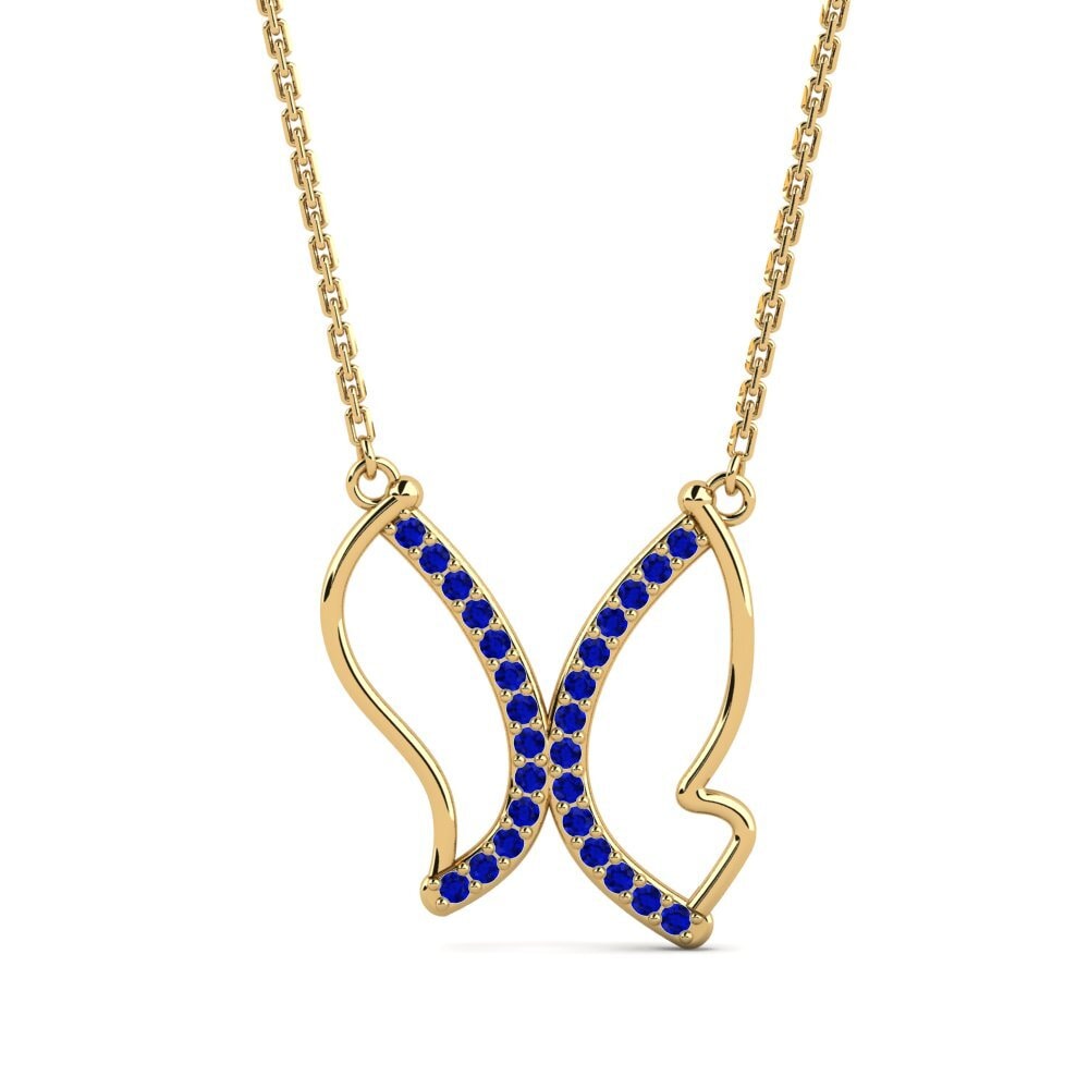 Sapphire Women's Necklace Dildo