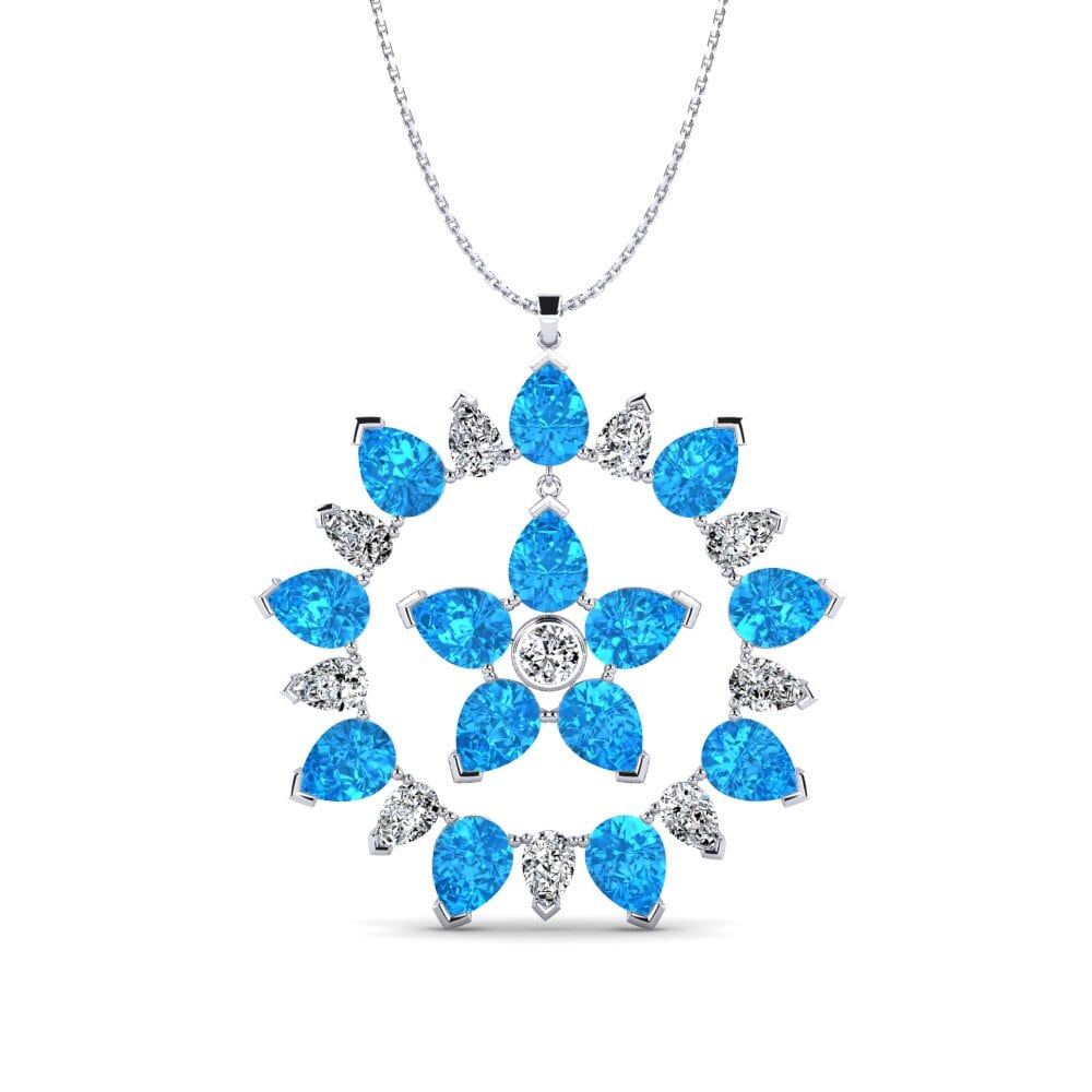 Blue Topaz Women's Pendant Dinardo