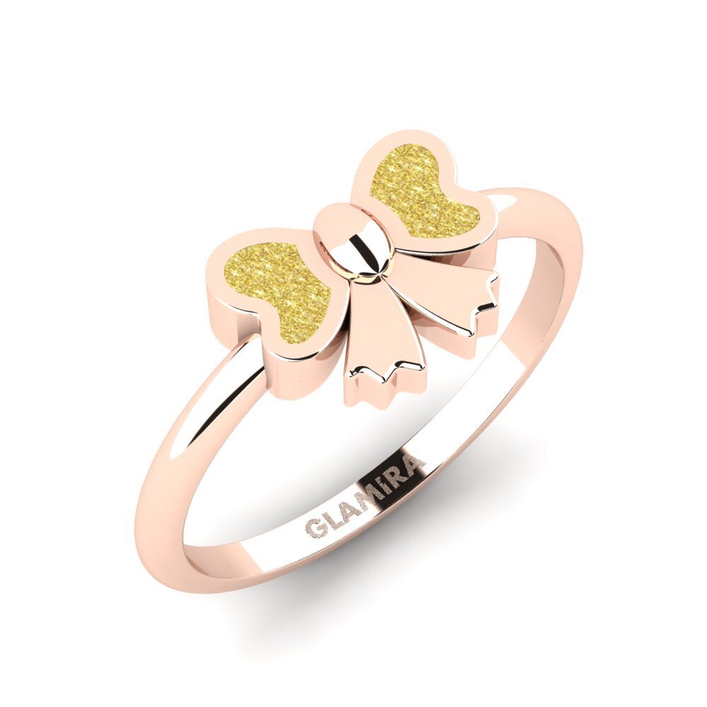 14ct Rose Gold Kid's Ring Discrete