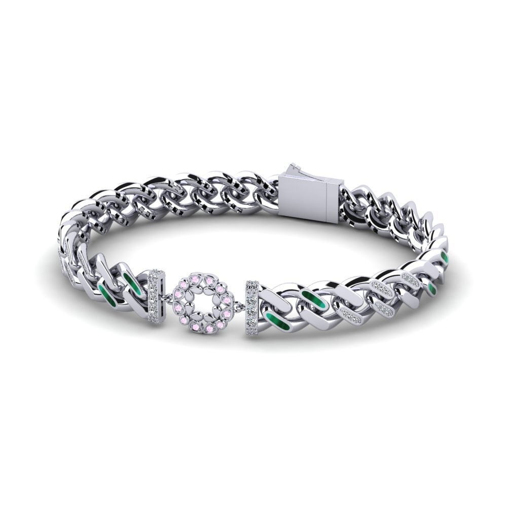 Pink Sapphire Women's Bracelet Disculump