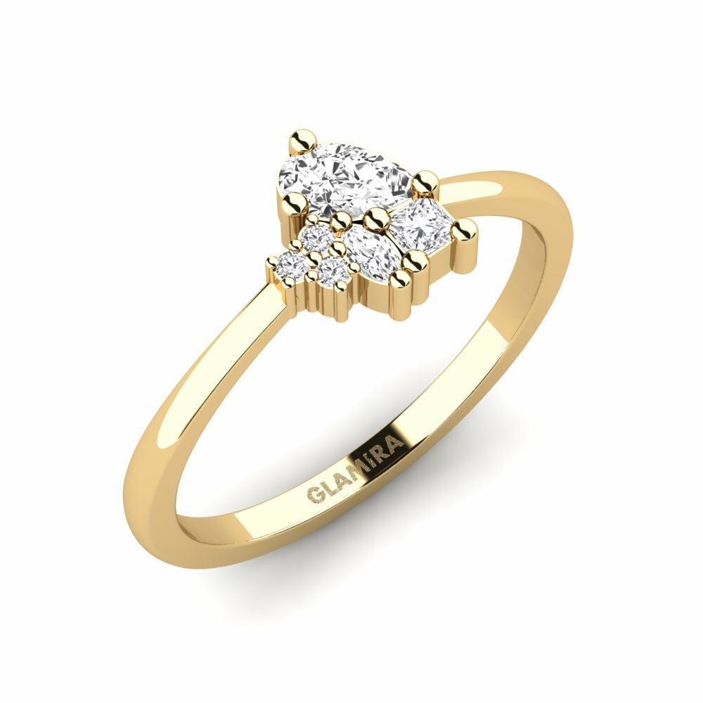 Oro Giallo 375 Anello Disglair