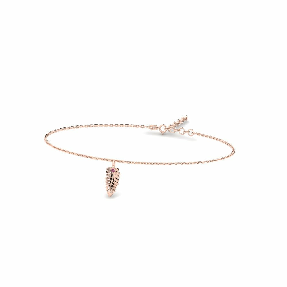 14k Rose Gold Rhodolite Garnet Women's Bracelet Disposal