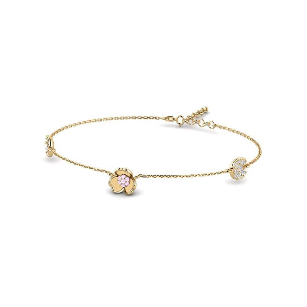 Zafiro Rosado Pulsera de Mujer Dispose