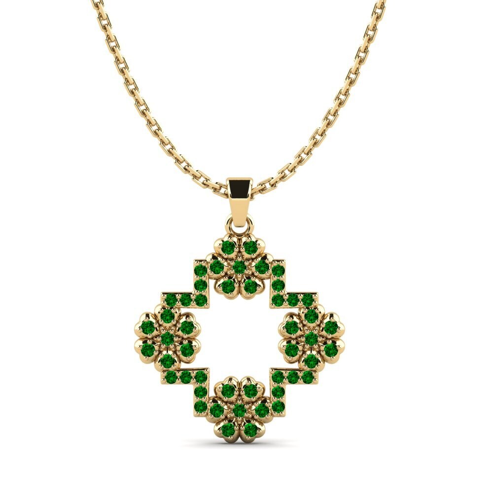 Green Zirconia Women's Pendant Diumis