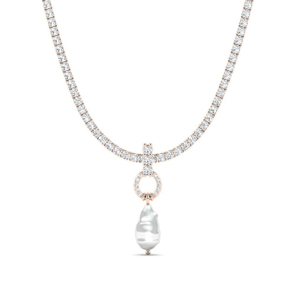 14ct Rose Gold Tennis Dive