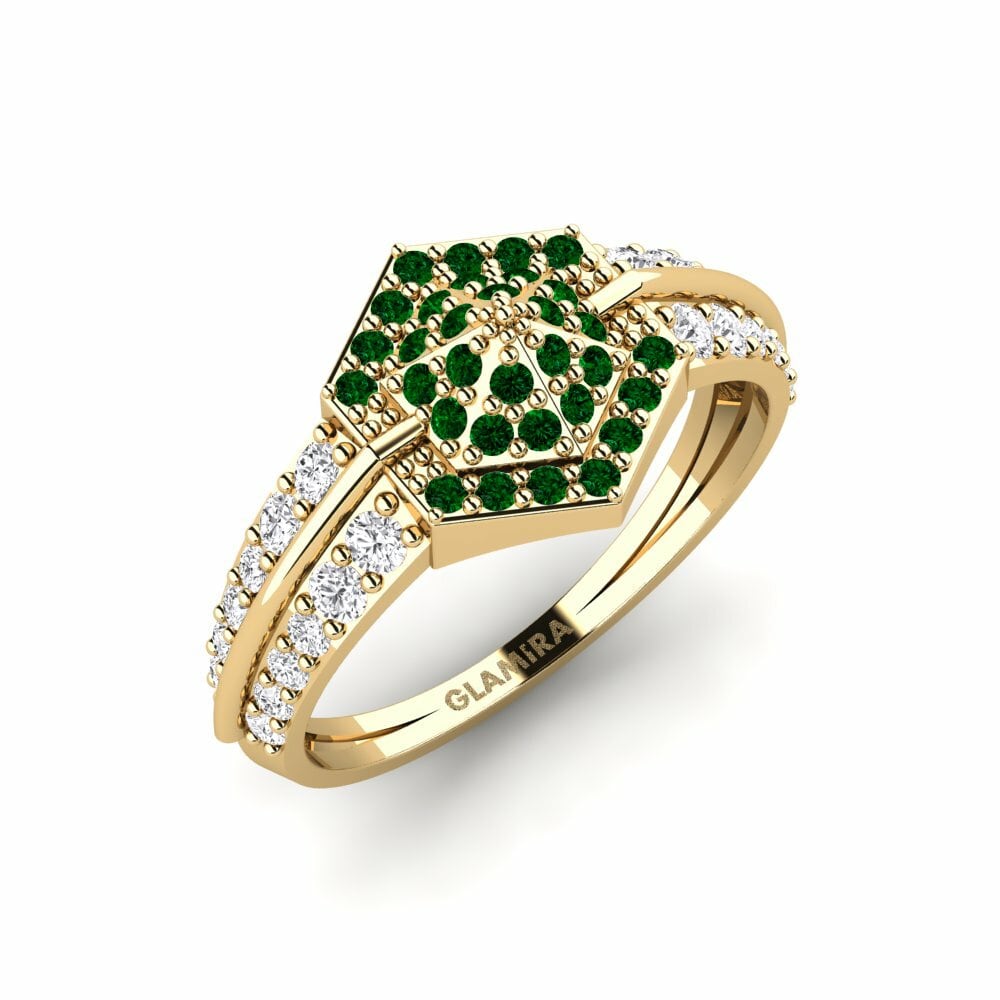 Green Zirconia Ring Divinando