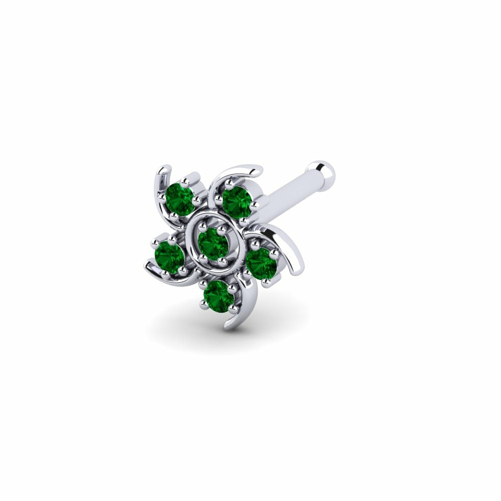 Groene Zirkoon Neus Pin Divya