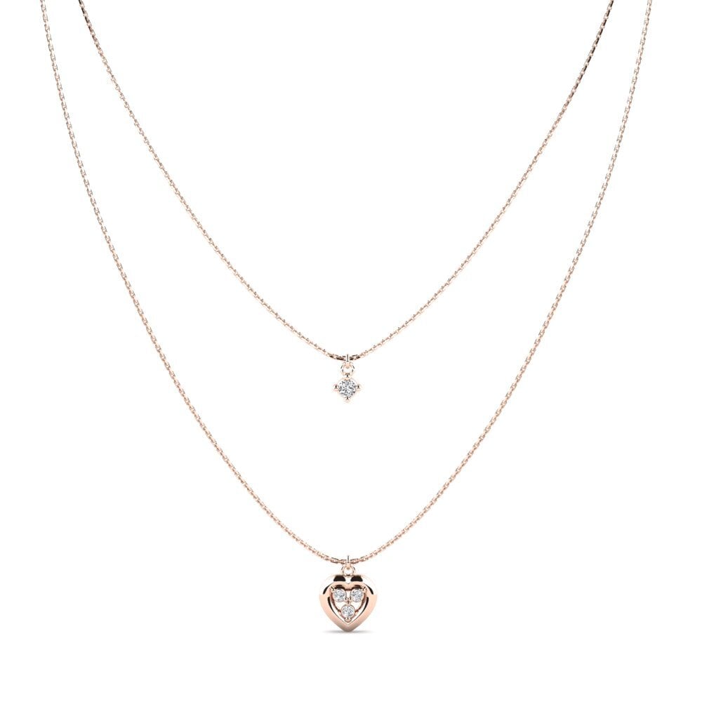14ct Rose Gold Women's Necklace Djanila