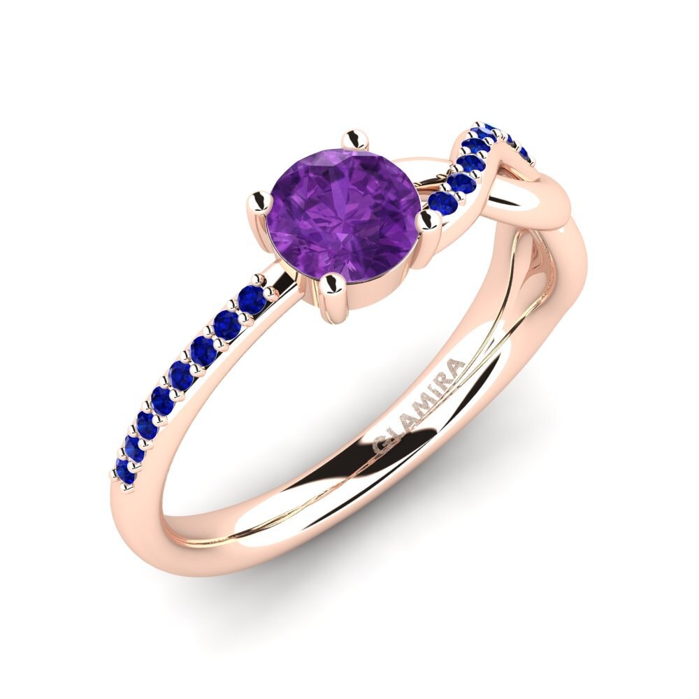 18K Rose Gold Engagement Ring Dobrila