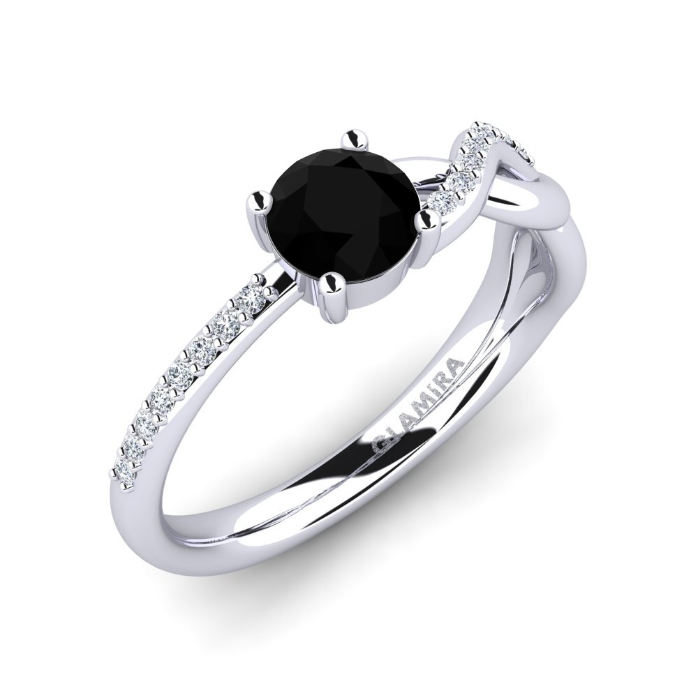Black Onyx Engagement Ring Dobrila