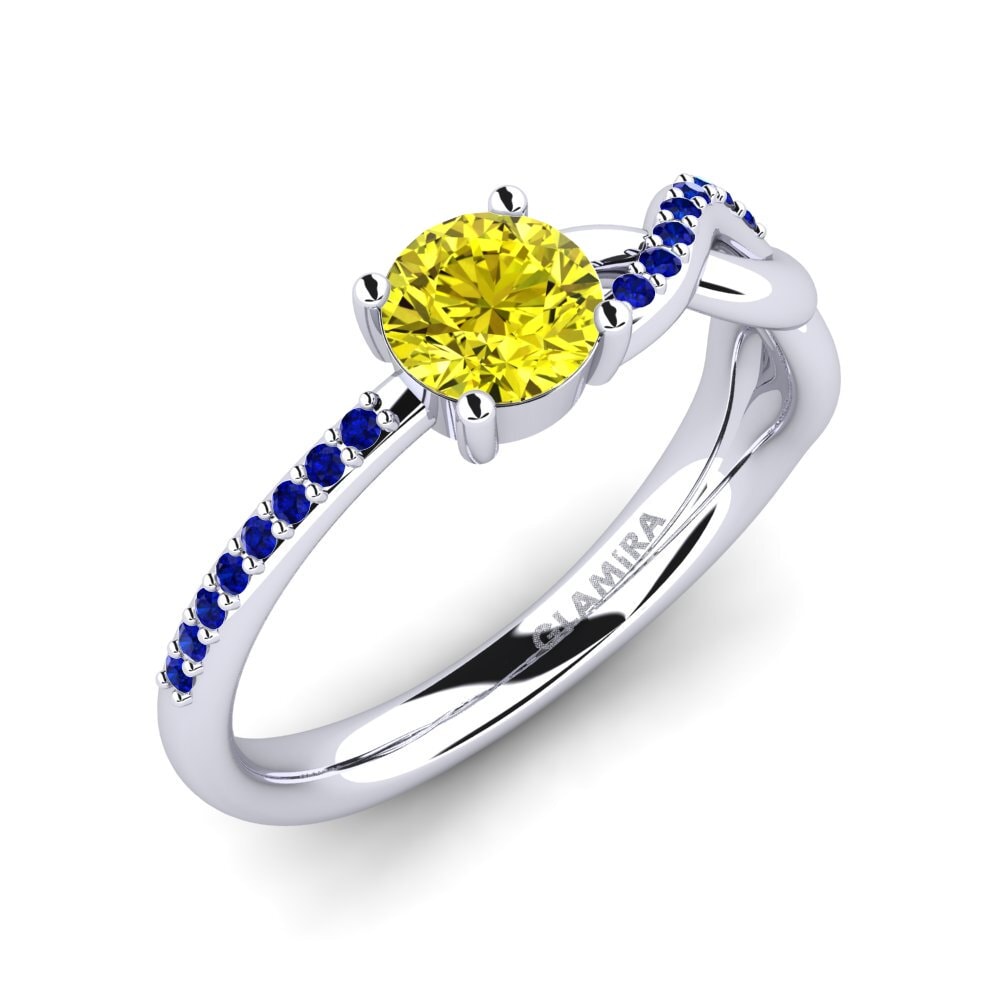 Yellow Diamond Engagement Ring Dobrila