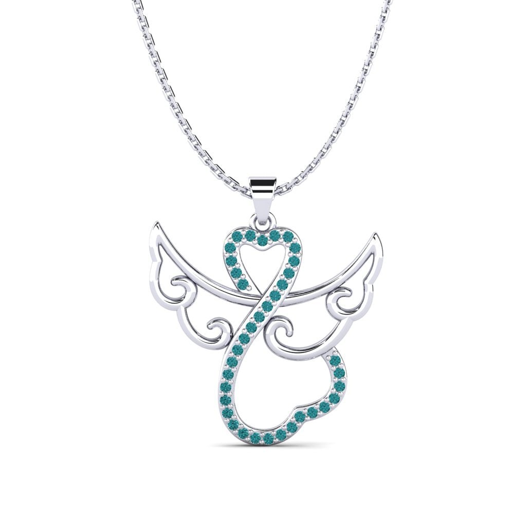 Blue Diamond Women's Pendant Docelyn