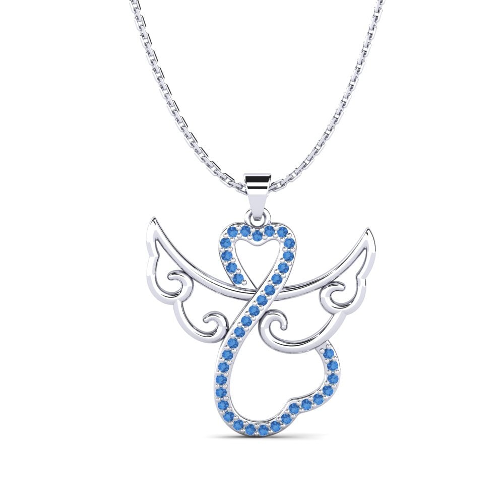 Dark Blue Zirconia Women's Pendant Docelyn