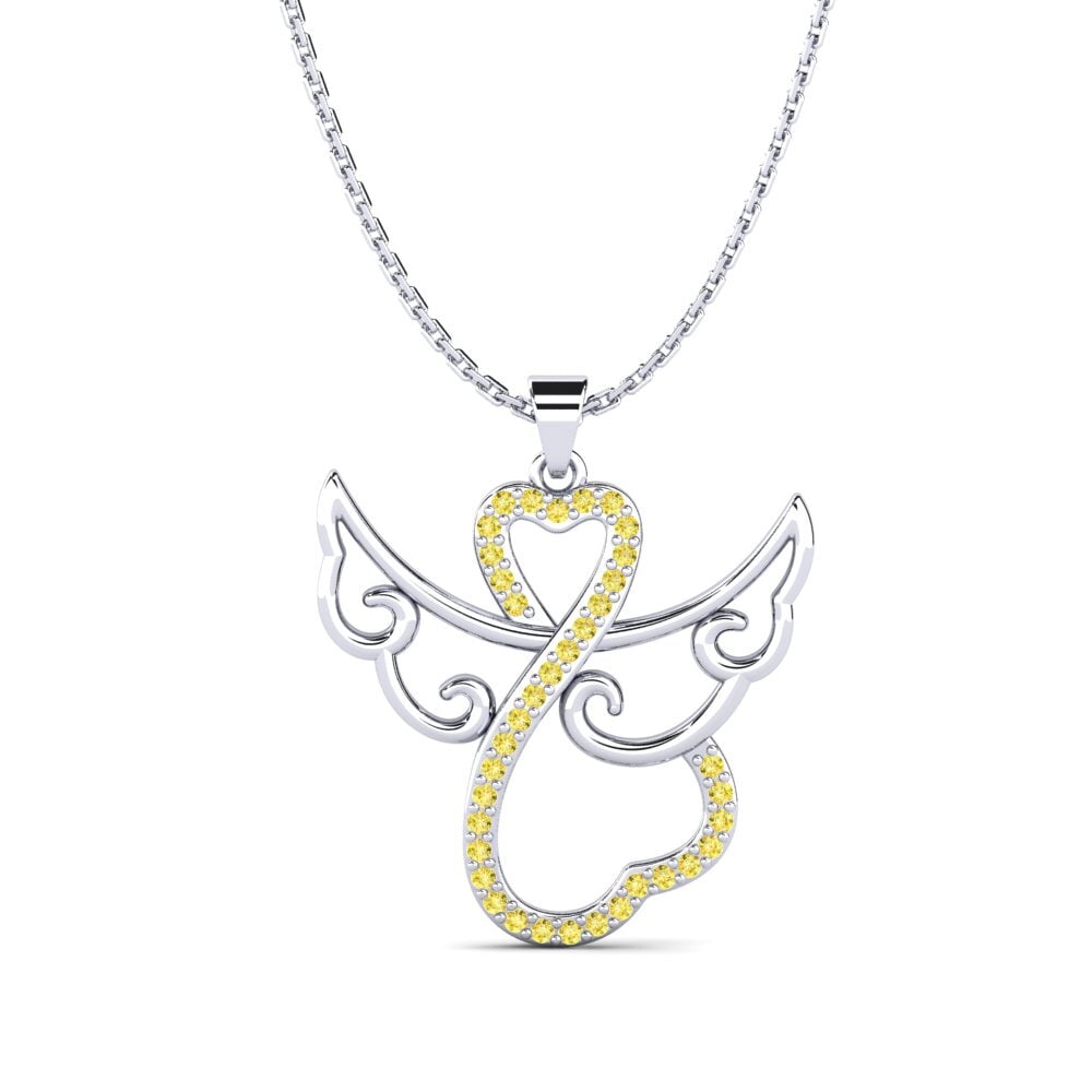 Yellow Sapphire Women's Pendant Docelyn