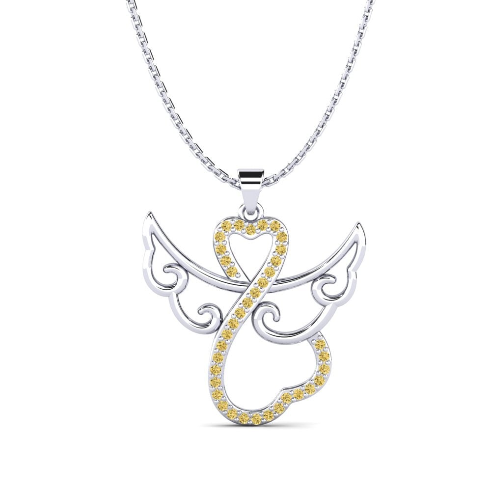 Gelber Diamant Damen anhänger Docelyn