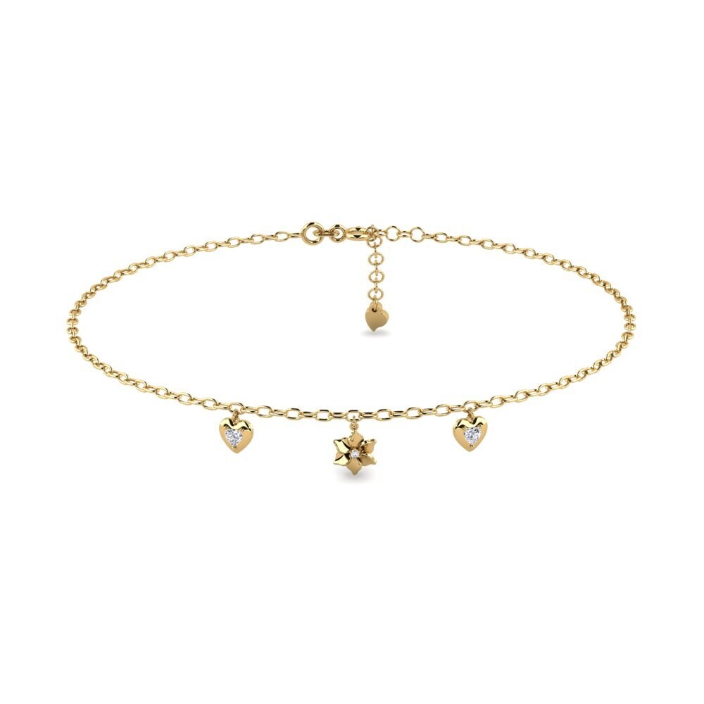 pendiente en oro amarillo en forma de corazon - ORO&CO - Luxury Zone pendiente en oro amarillo en forma de corazon - ORO&CO - Luxury Zone