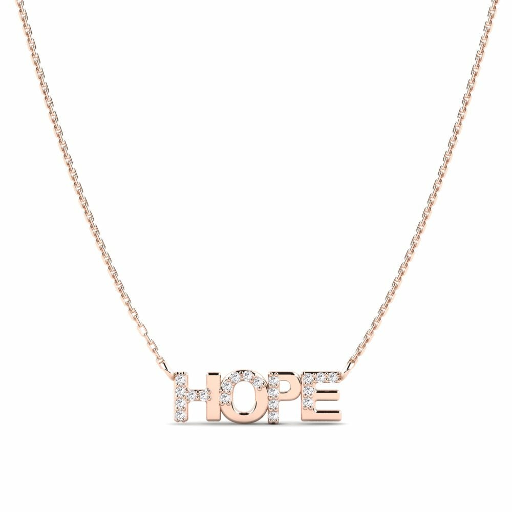 9K Rood Dames Ketting Dogara