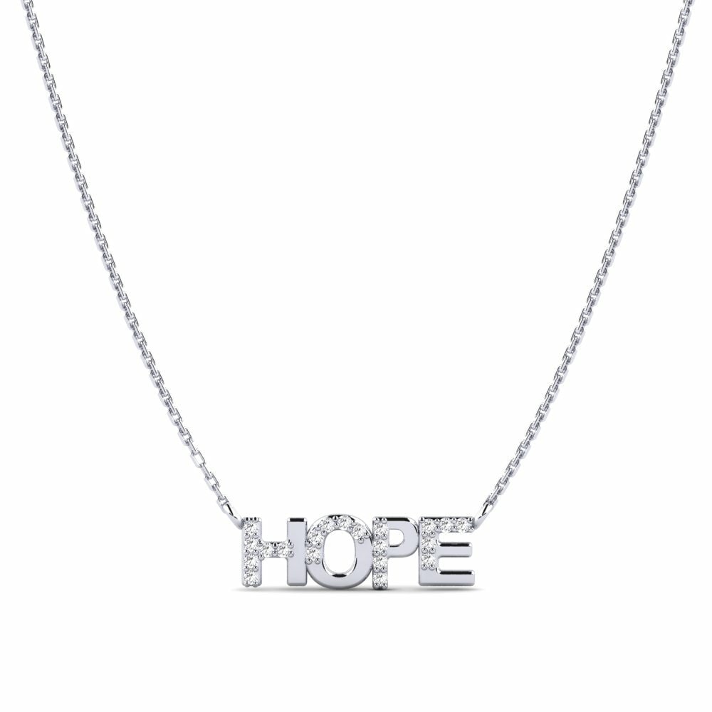 950 Platina Dames Ketting Dogara
