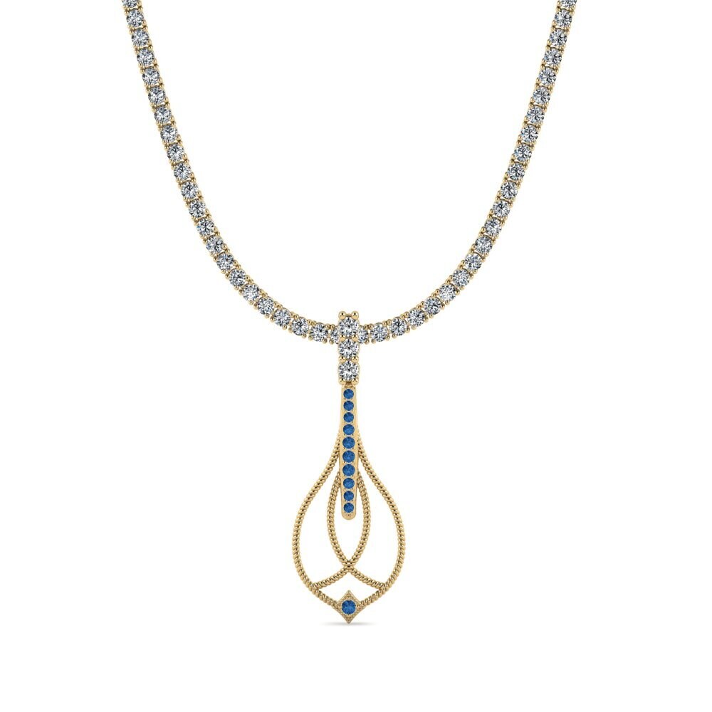 Dark Blue Zirconia Tennis Dohine