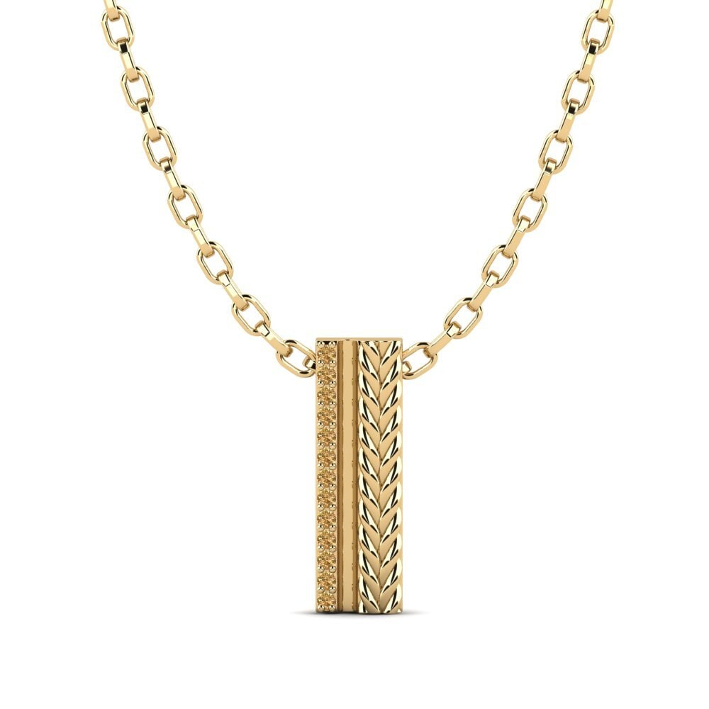 Diamante café Colgante para hombre Dole