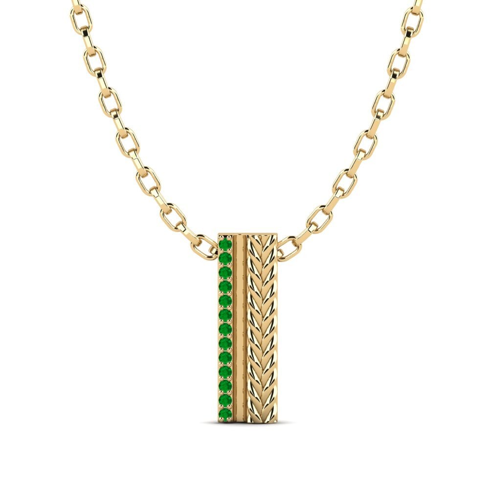 Emerald Men's Pendant Dole