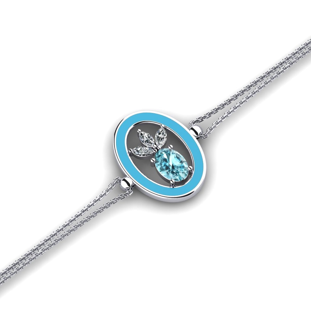 Blue Zircon Women's Bracelet Dolomites