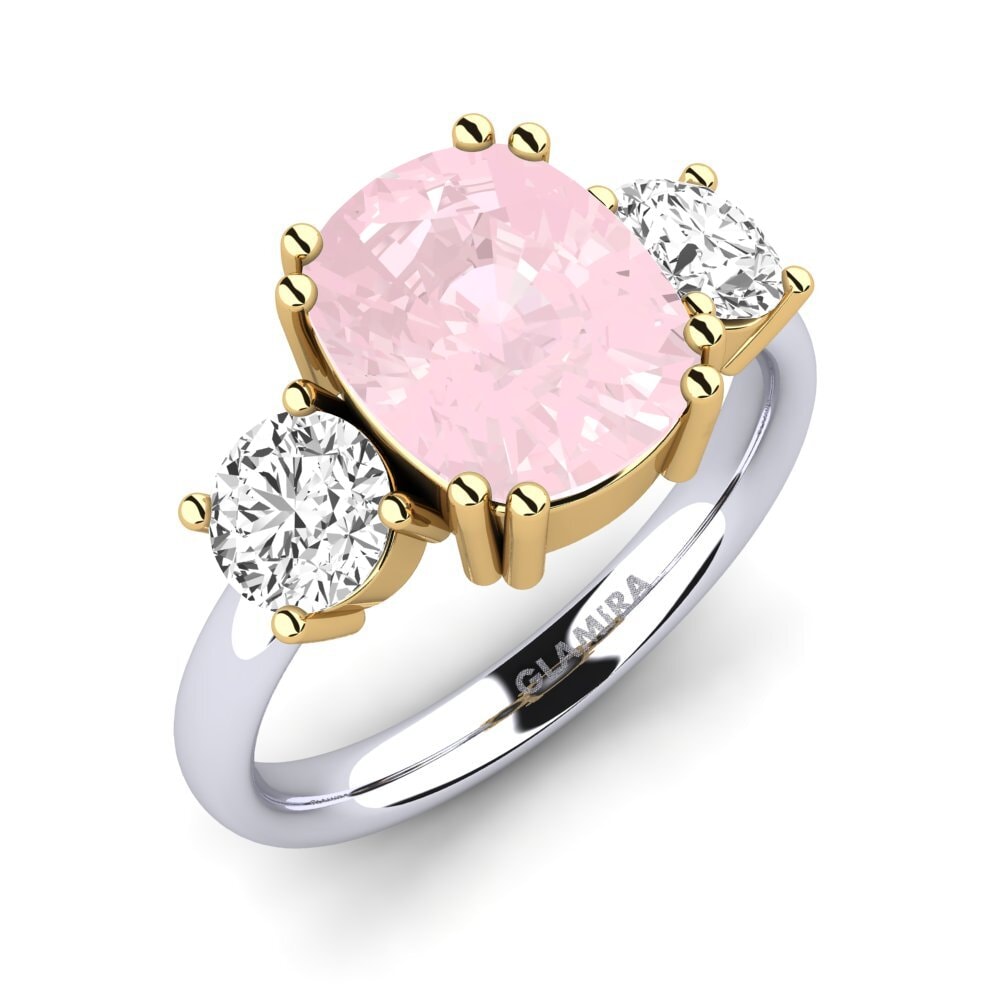 9K Yellow & White Gold Ring Domela