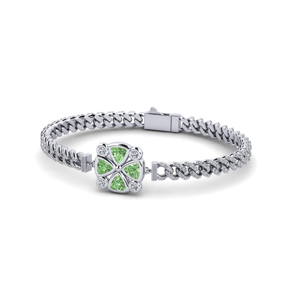 Trillón Diamante verde Pulsera Domilitant