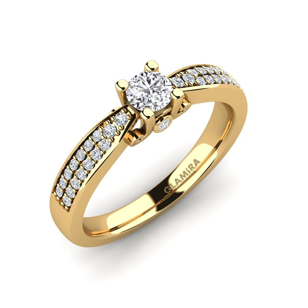 14ct Yellow Gold Engagement Ring Donielle 0.25 crt
