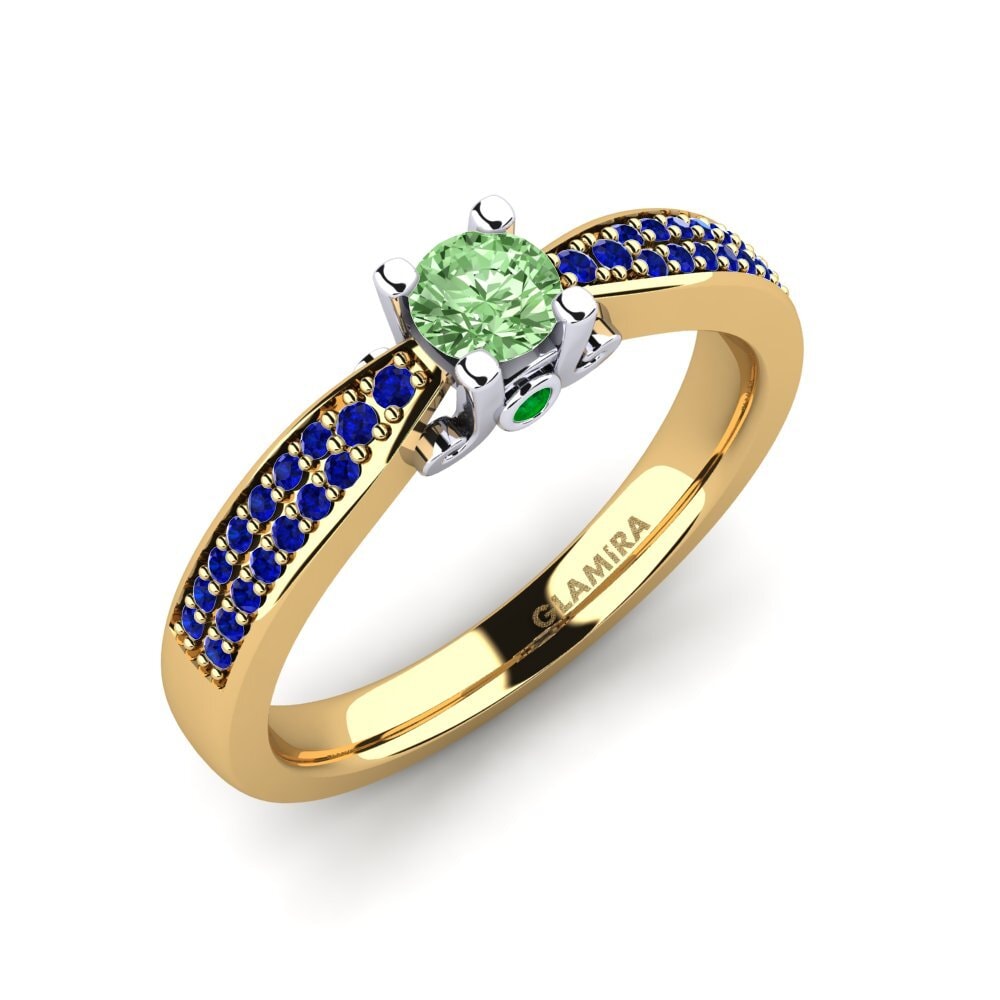 9K Yellow & White Gold Engagement Ring Donielle 0.25 crt