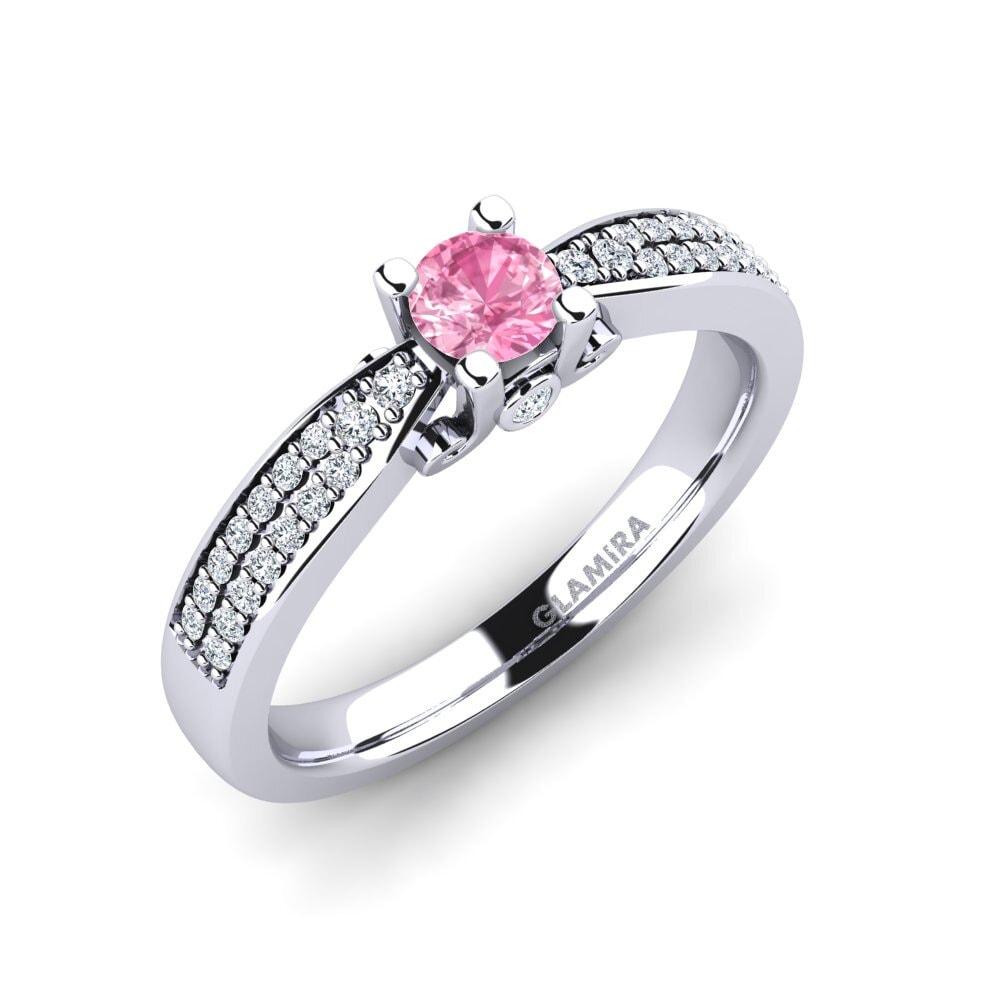 Pink Sapphire Engagement Ring Donielle 0.25 crt