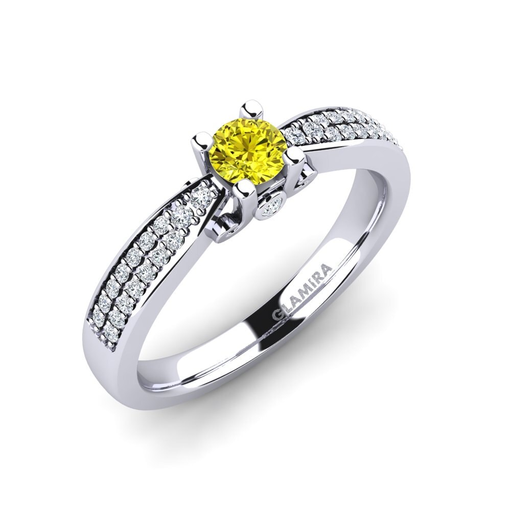 Yellow Diamond Engagement Ring Donielle 0.25 crt
