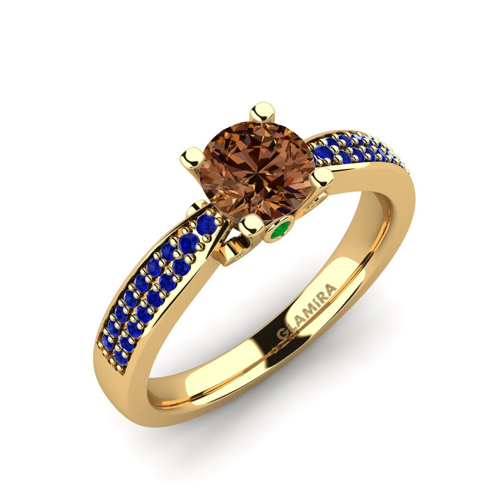 18ct Yellow Gold Engagement Ring Donielle 0.8 crt