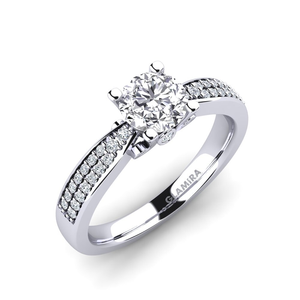 14ct White Gold Engagement Ring Donielle 0.8 crt