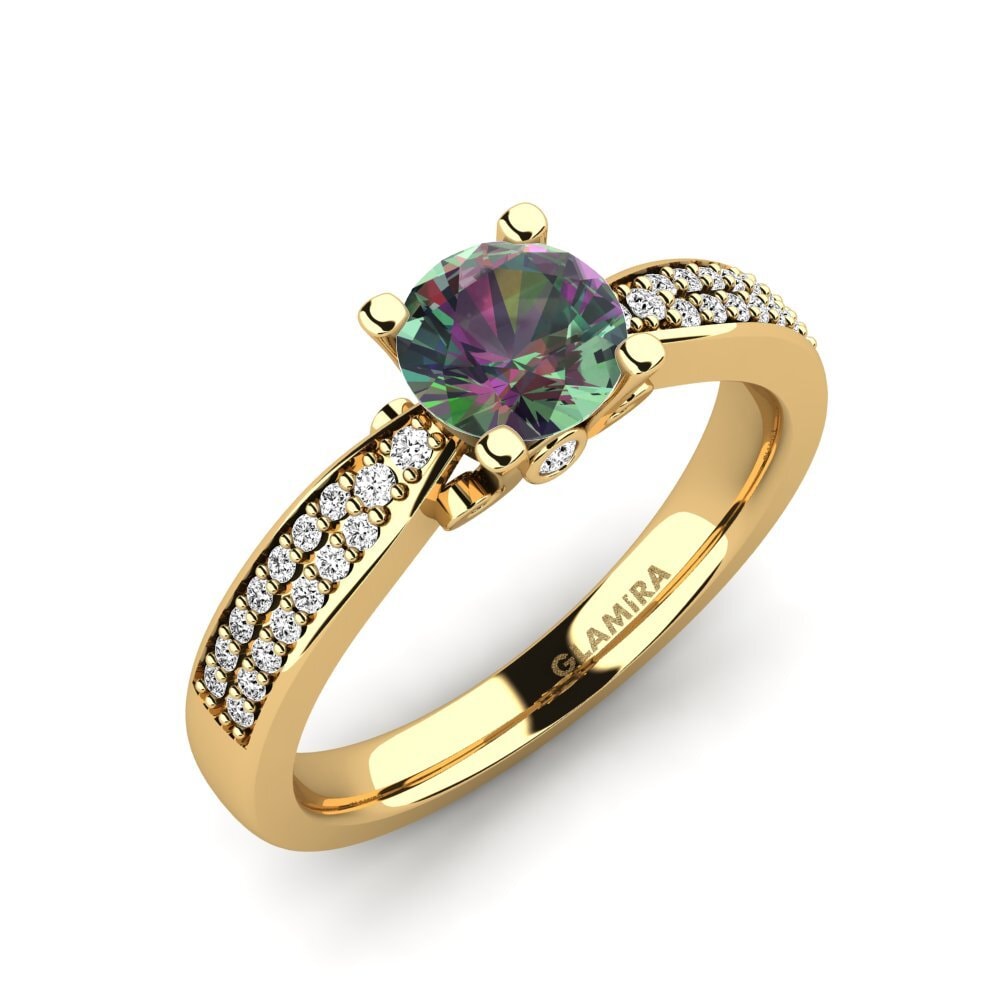 Mystic Topaz Engagement Ring Donielle 0.8 crt