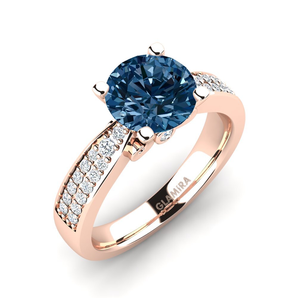 14ct Rose Gold Engagement Ring Donielle 2.0 crt