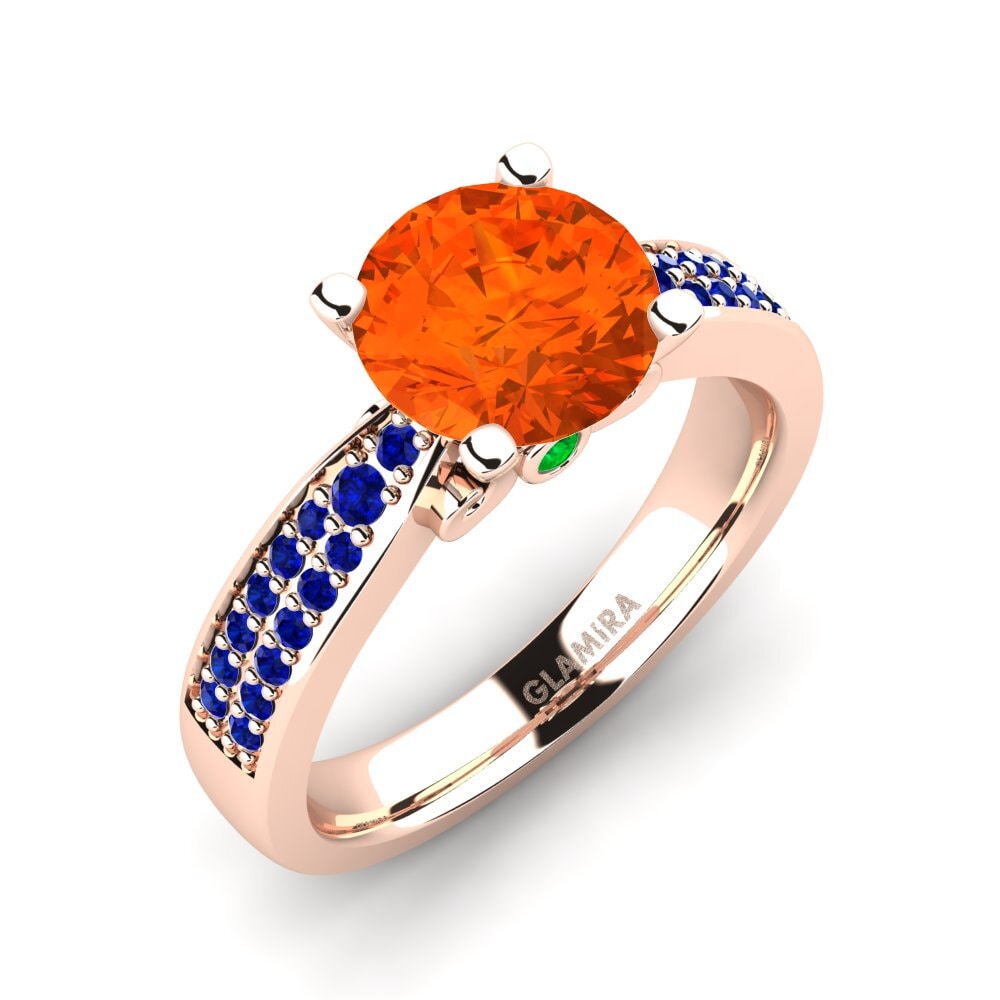 14ct Rose Gold Engagement Ring Donielle 2.0 crt