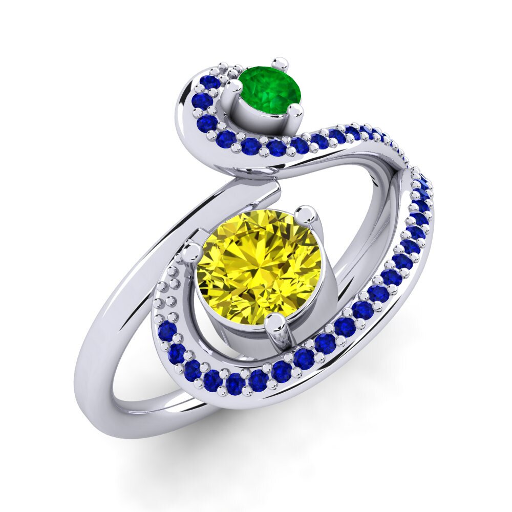 14ct White Gold Ring Dorenda
