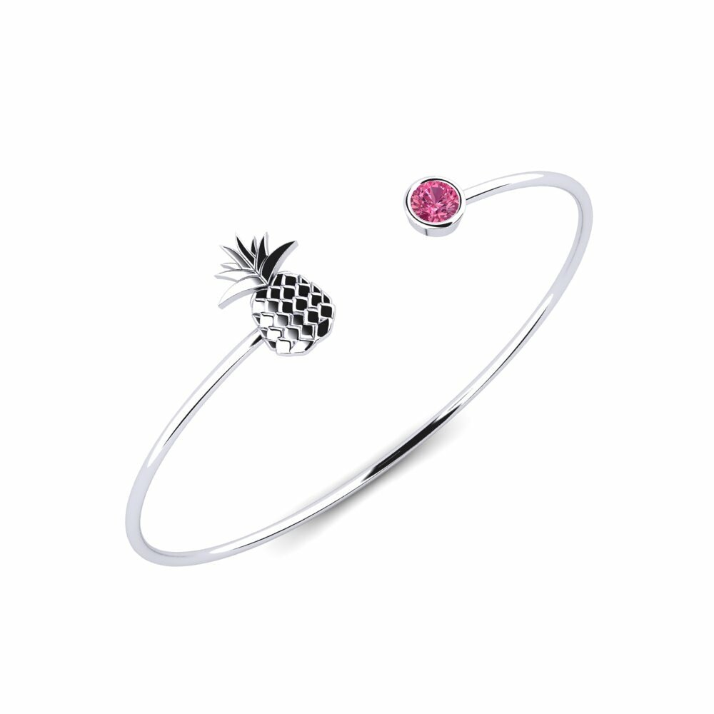 0.5 Carat Pink Tourmaline Women's Bracelet Dorissa