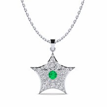 Star Emerald Necklaces
