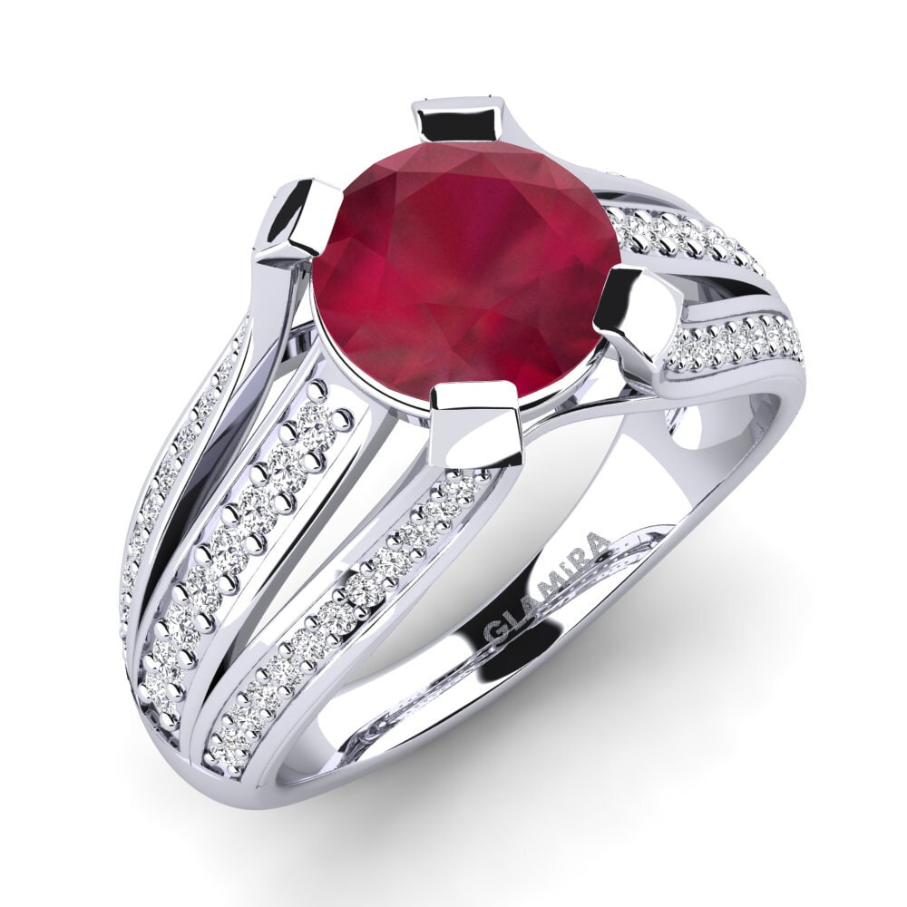 Ruby Engagement Ring Dory