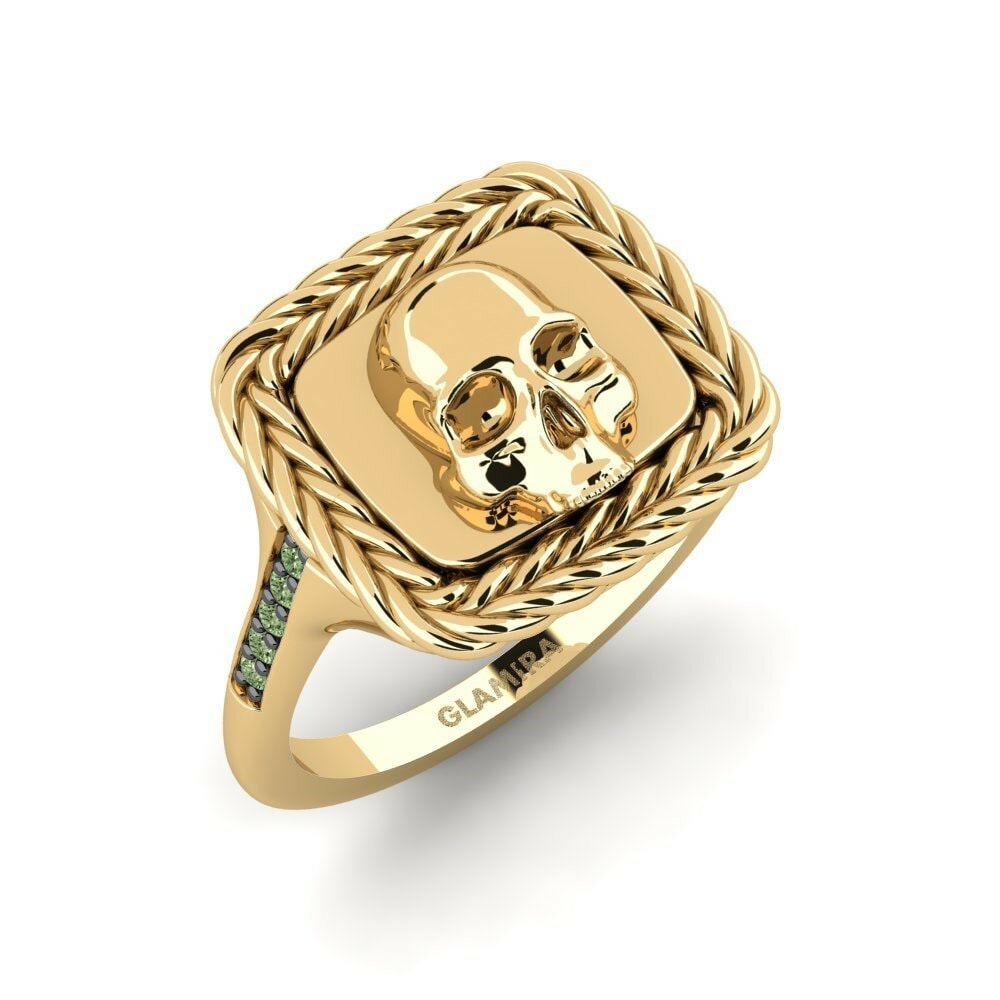 Diamant Vert Bague pour homme Dourbie