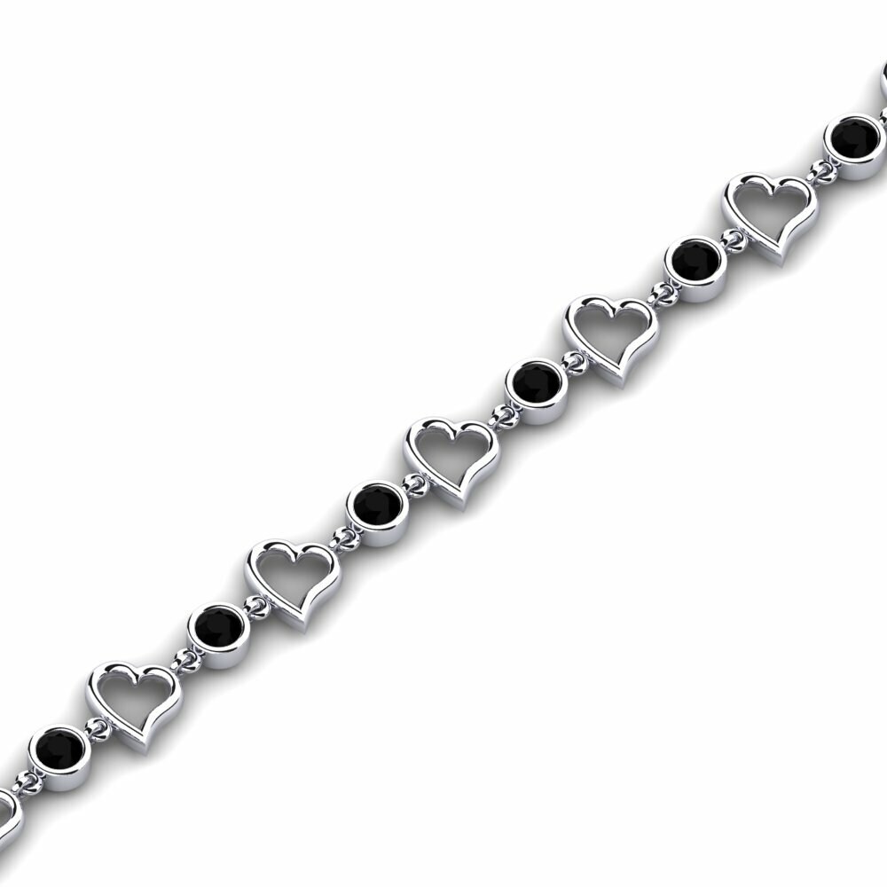 1.2 Carat Black Sapphire Women's Bracelet Doutzen