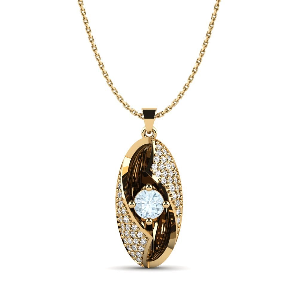 Aguamarina Colgante de Mujer Halmahera